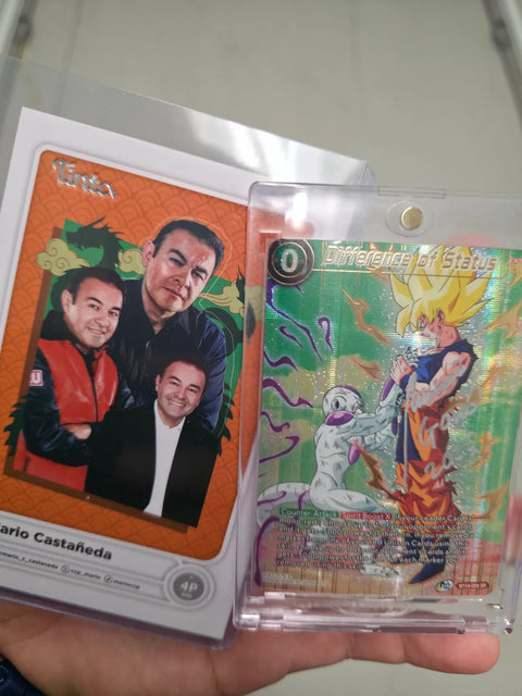 Goku & Frieza “Difference of Status” BT14-029 Foil – Signed by Mario Castañeda