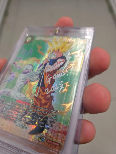 Goku & Frieza “Difference of Status” BT14-029 Foil – Signed by Mario Castañeda