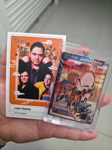 Krillin “Defensive Battler" BT20-037C – Foil – Signed by Lalo Garza