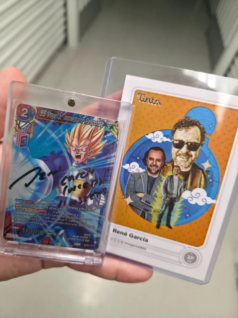 SS Vegeta “Immediate Response” BT20-137 R Foil – Signed by Rene Garcia